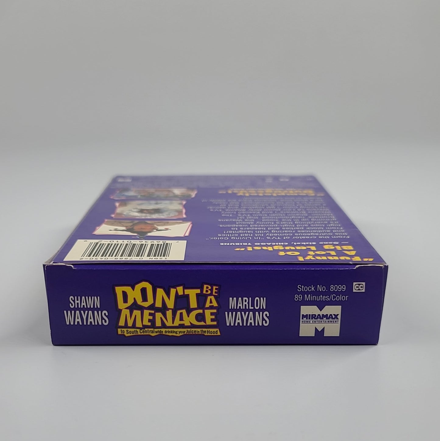 'Don't Be A Menace' VHS