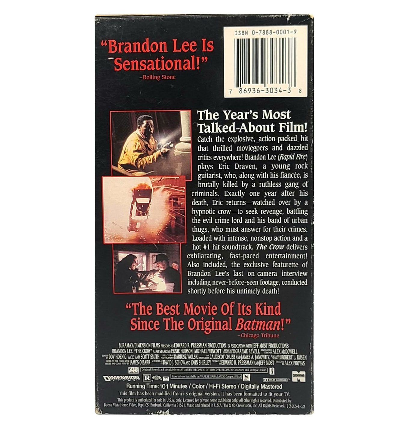 'The Crow' VHS