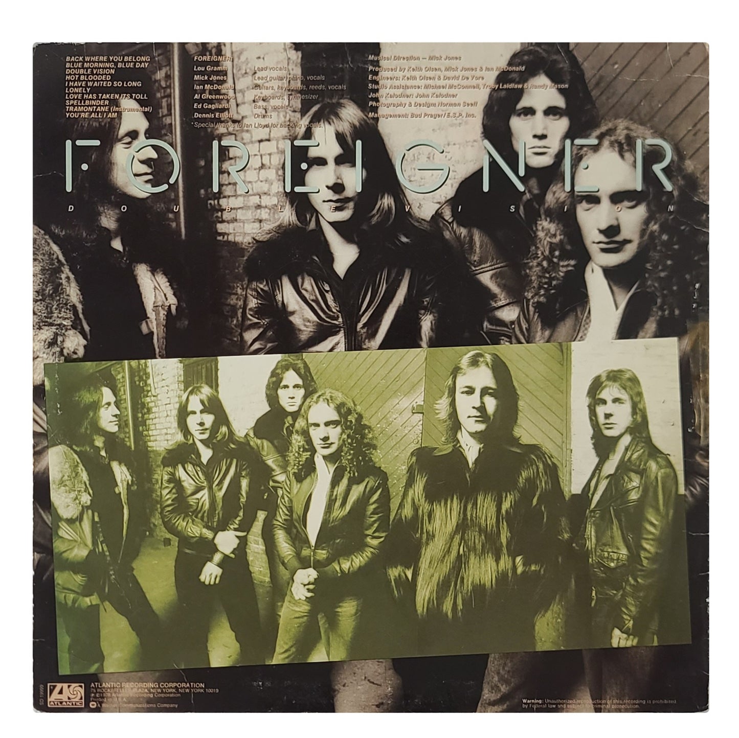 Foreigner ‘Double Vision’ Vinyl
