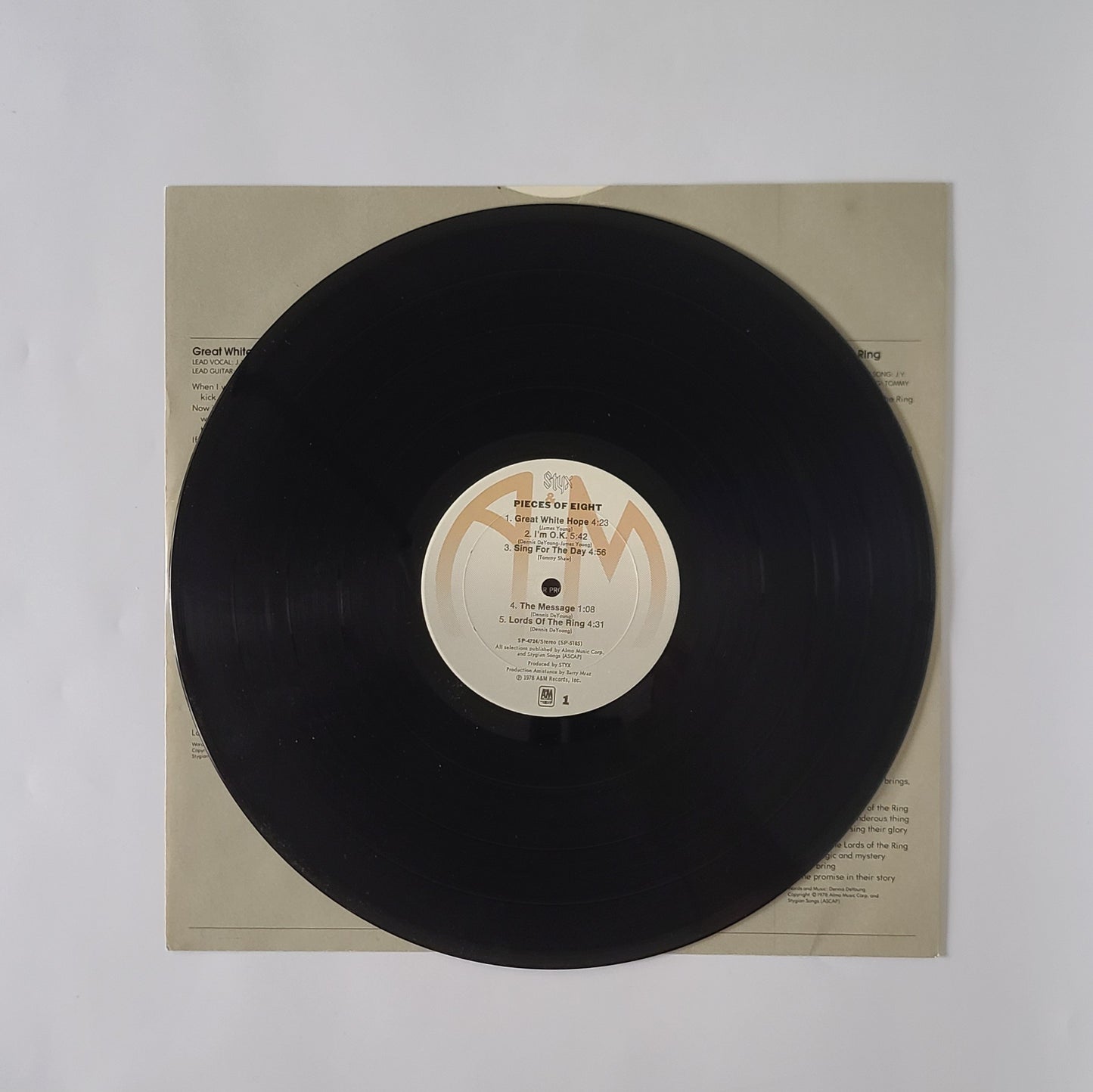 Styx ‘Pieces Of Eight’ Vinyl