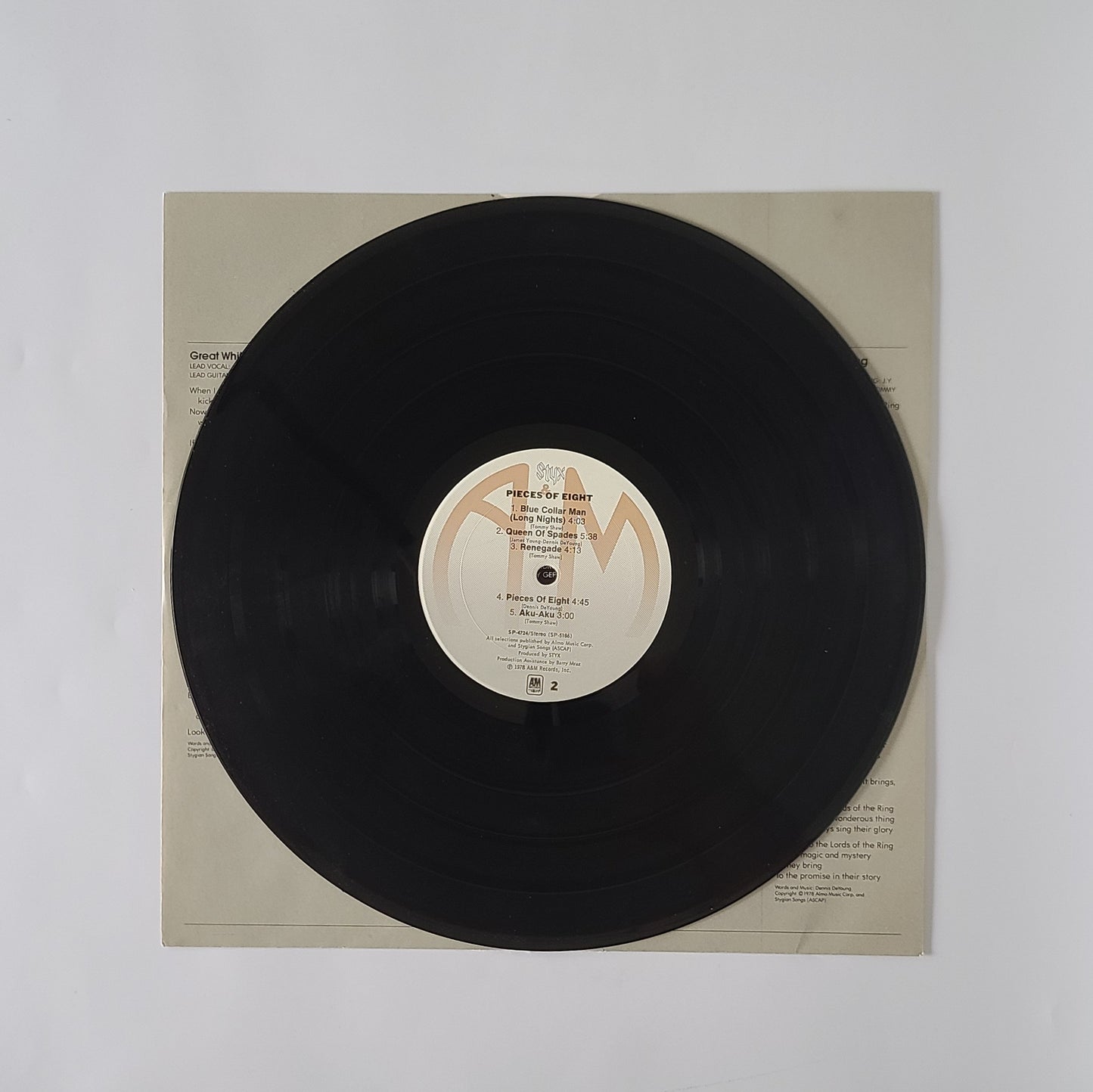 Styx ‘Pieces Of Eight’ Vinyl
