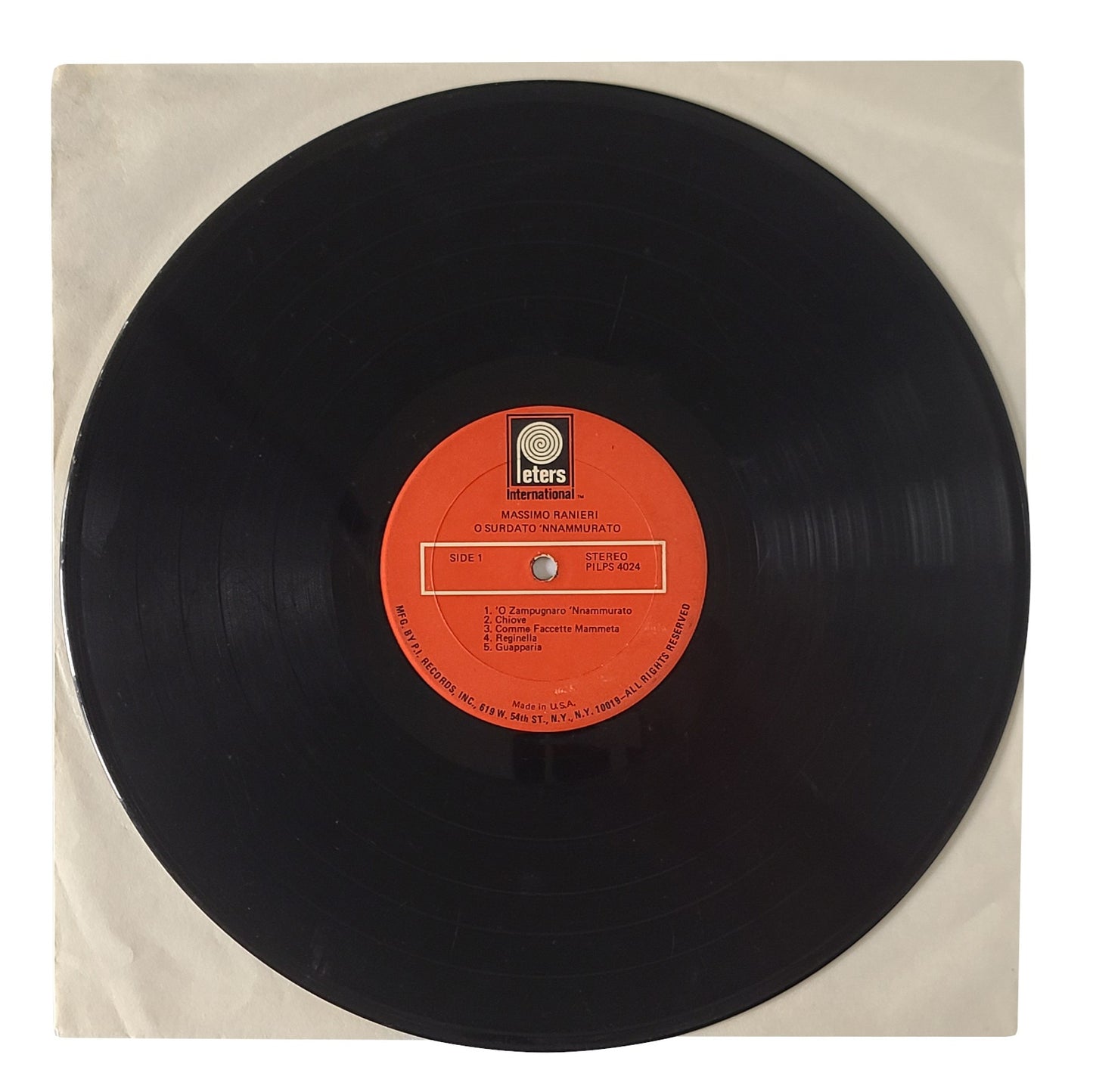 Massimo Ranieri ‘O Surdato ‘Nnammurato’ Vinyl