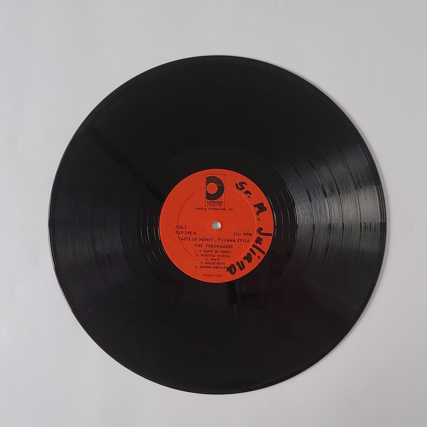 The Toronadoes ‘Taste Of Honey/Tijuana Style’ Vinyl