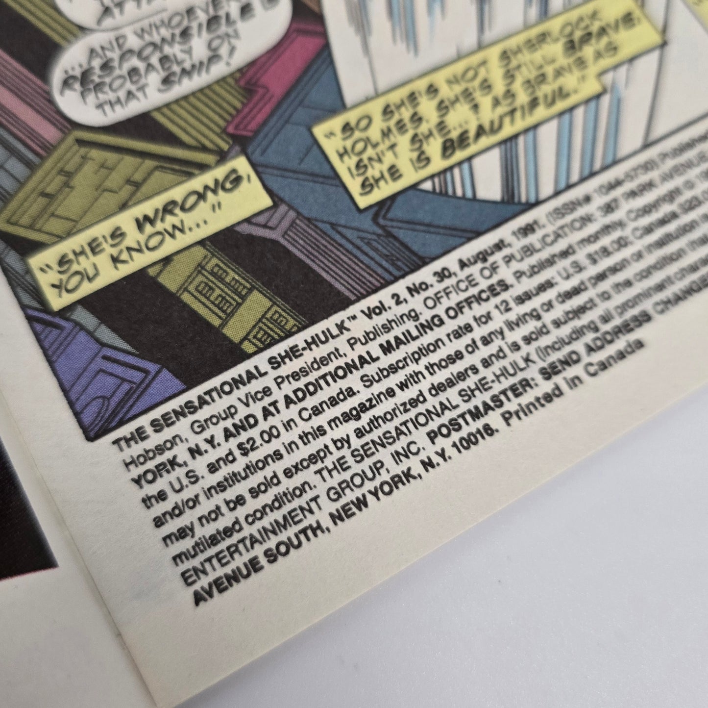 The Sensational She-Hulk #30 (1991)