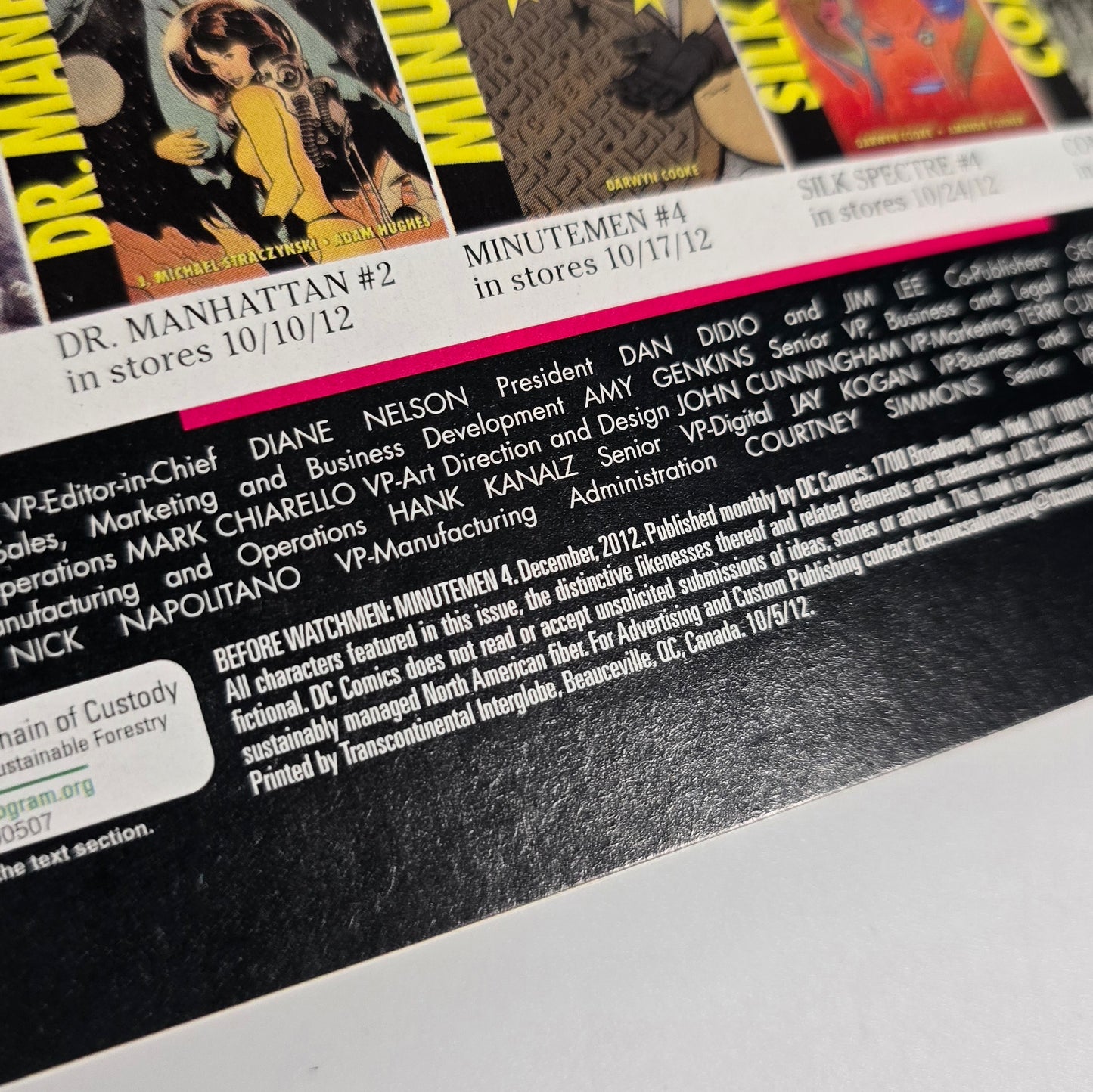 Before Watchmen: Minutemen #4 (2012)