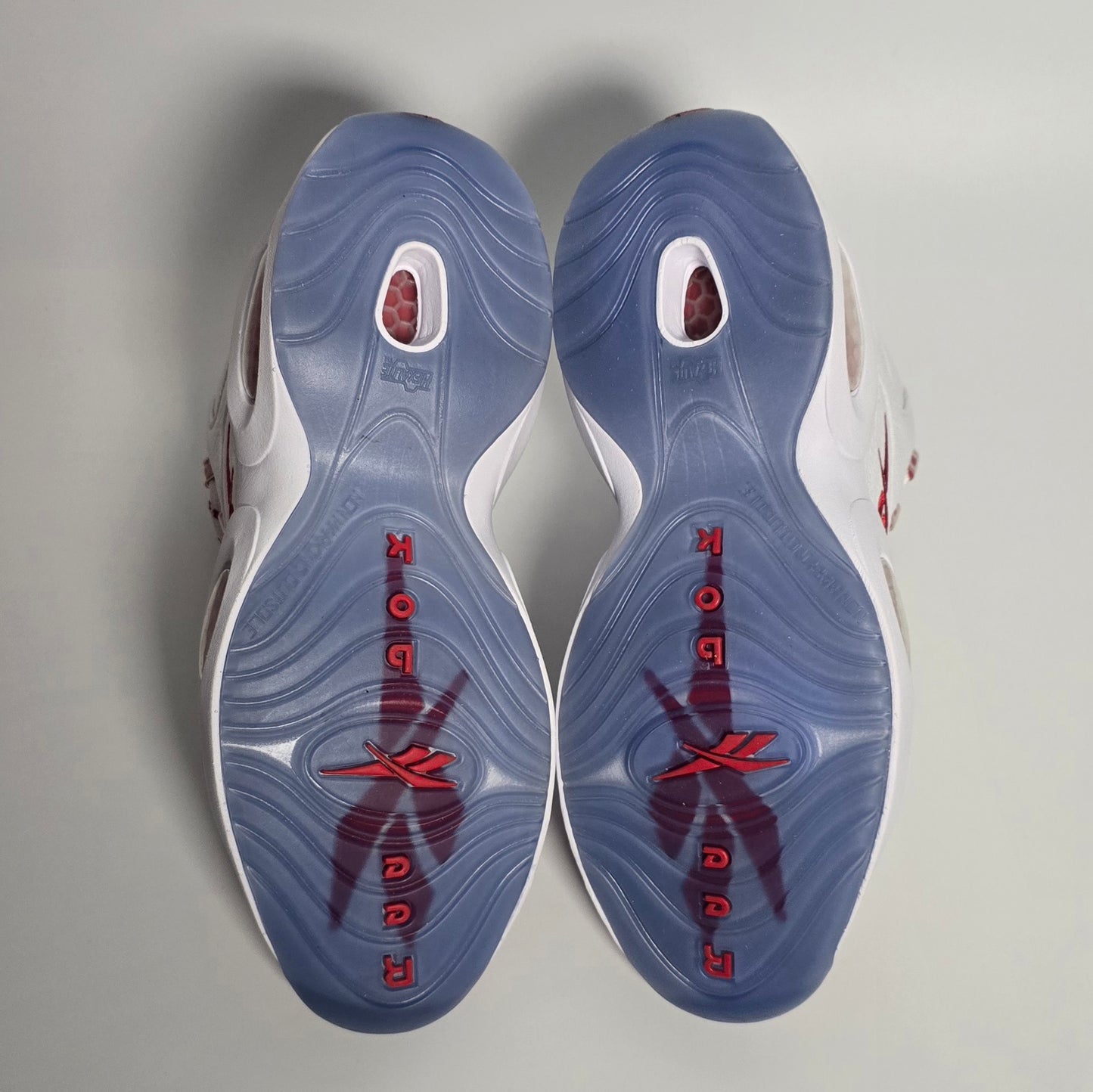 Reebok Question Mid ‘Red Toe’ - Size 10.5