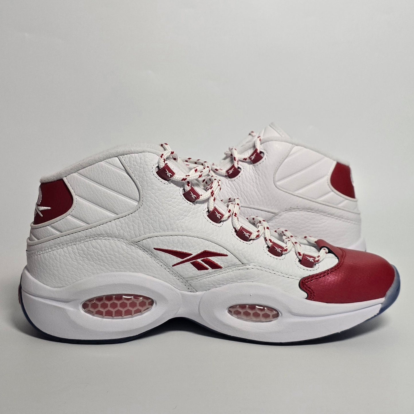 Reebok Question Mid ‘Red Toe’ - Size 10.5