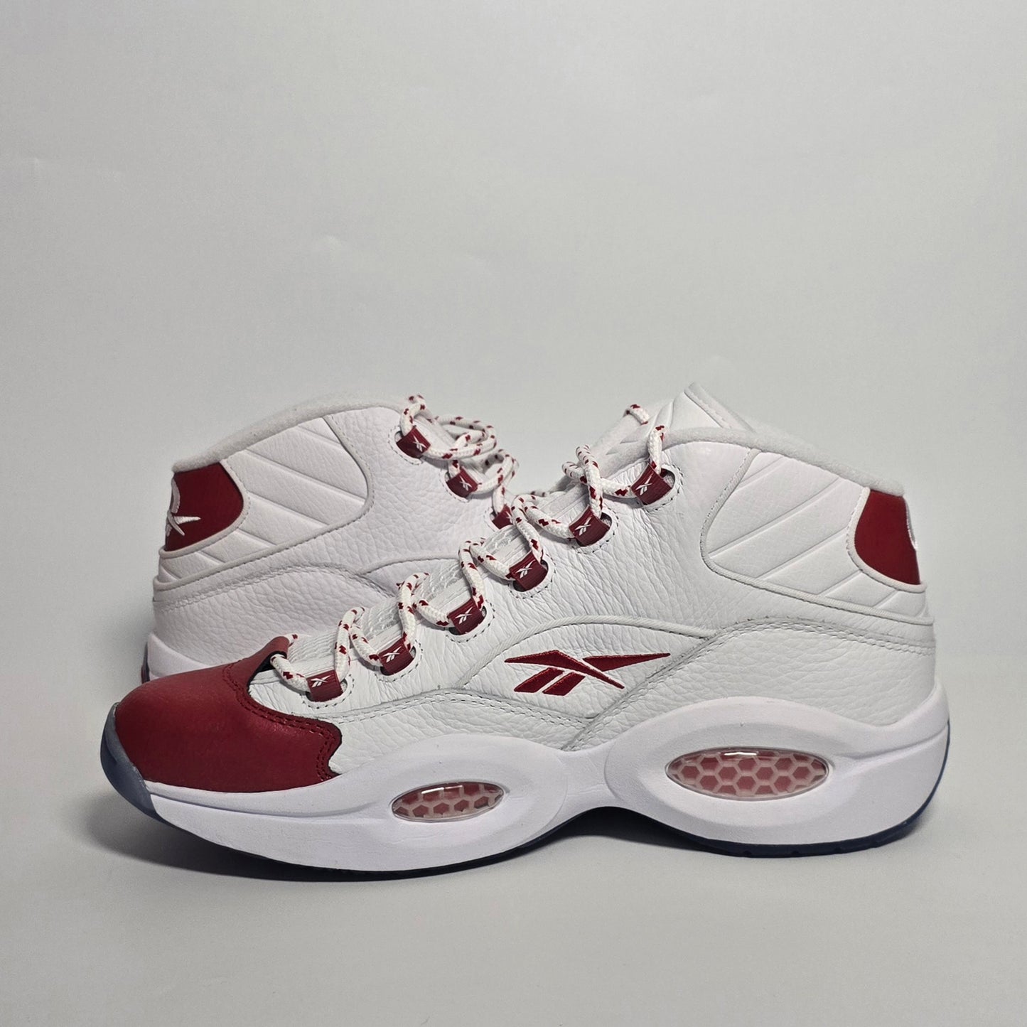 Reebok Question Mid ‘Red Toe’ - Size 10.5