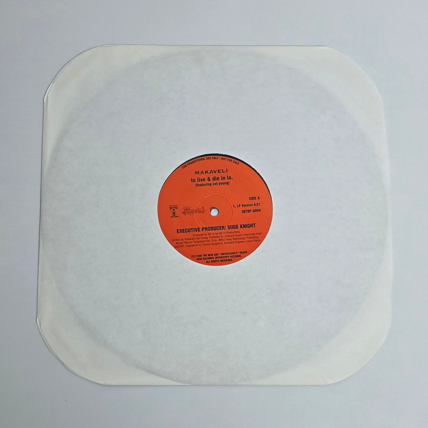 Makaveli ‘To Live And Die In L.A. / Hail Mary’ Vinyl
