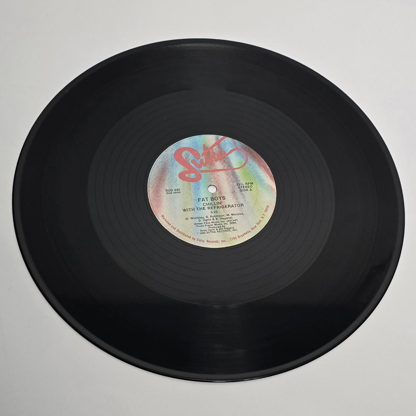 Fat Boys ‘Chillin’ With The Refrigerator’ Vinyl