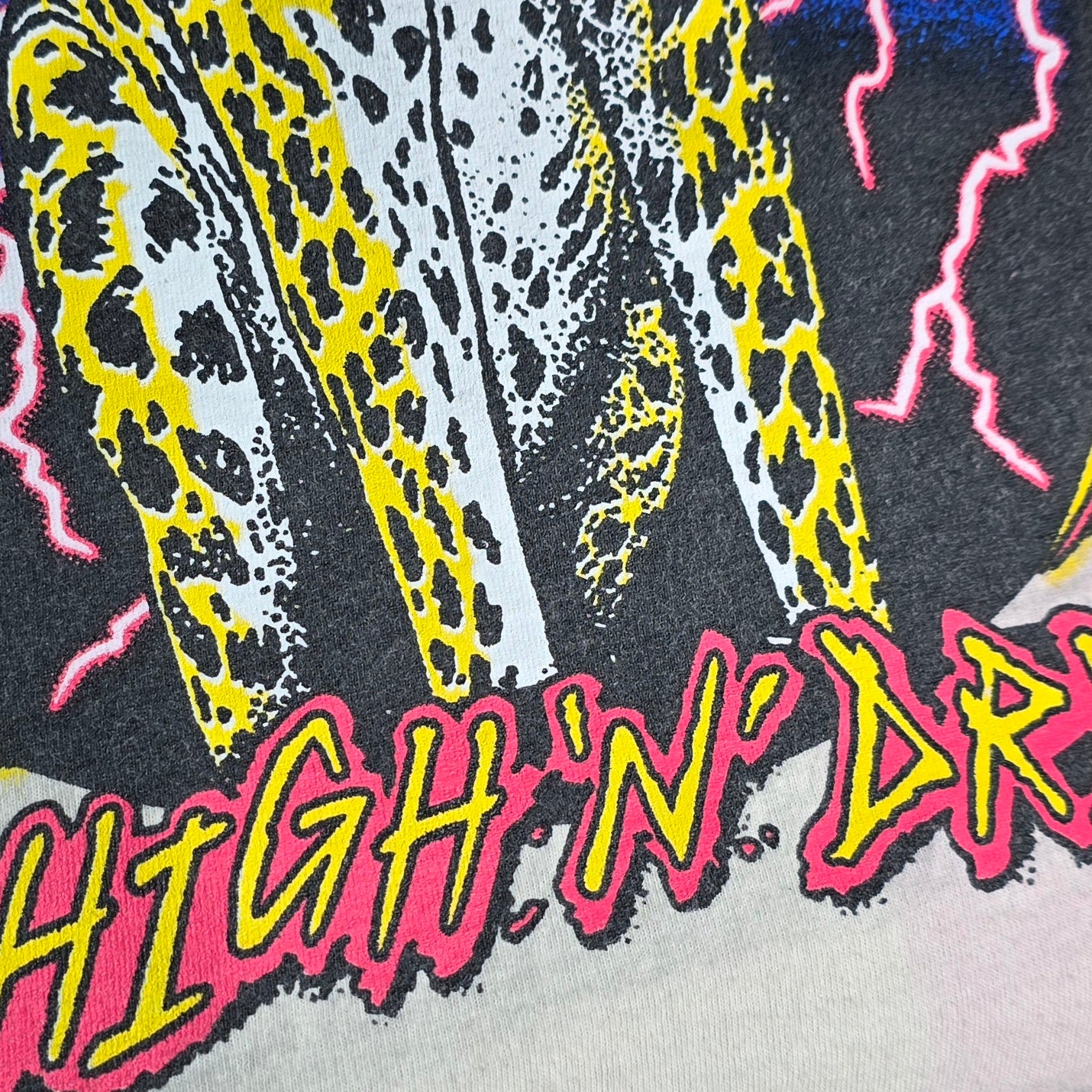 Def Leppard 'High 'N' Dry' T-Shirt - Size L