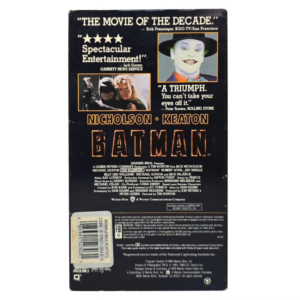 Batman VHS