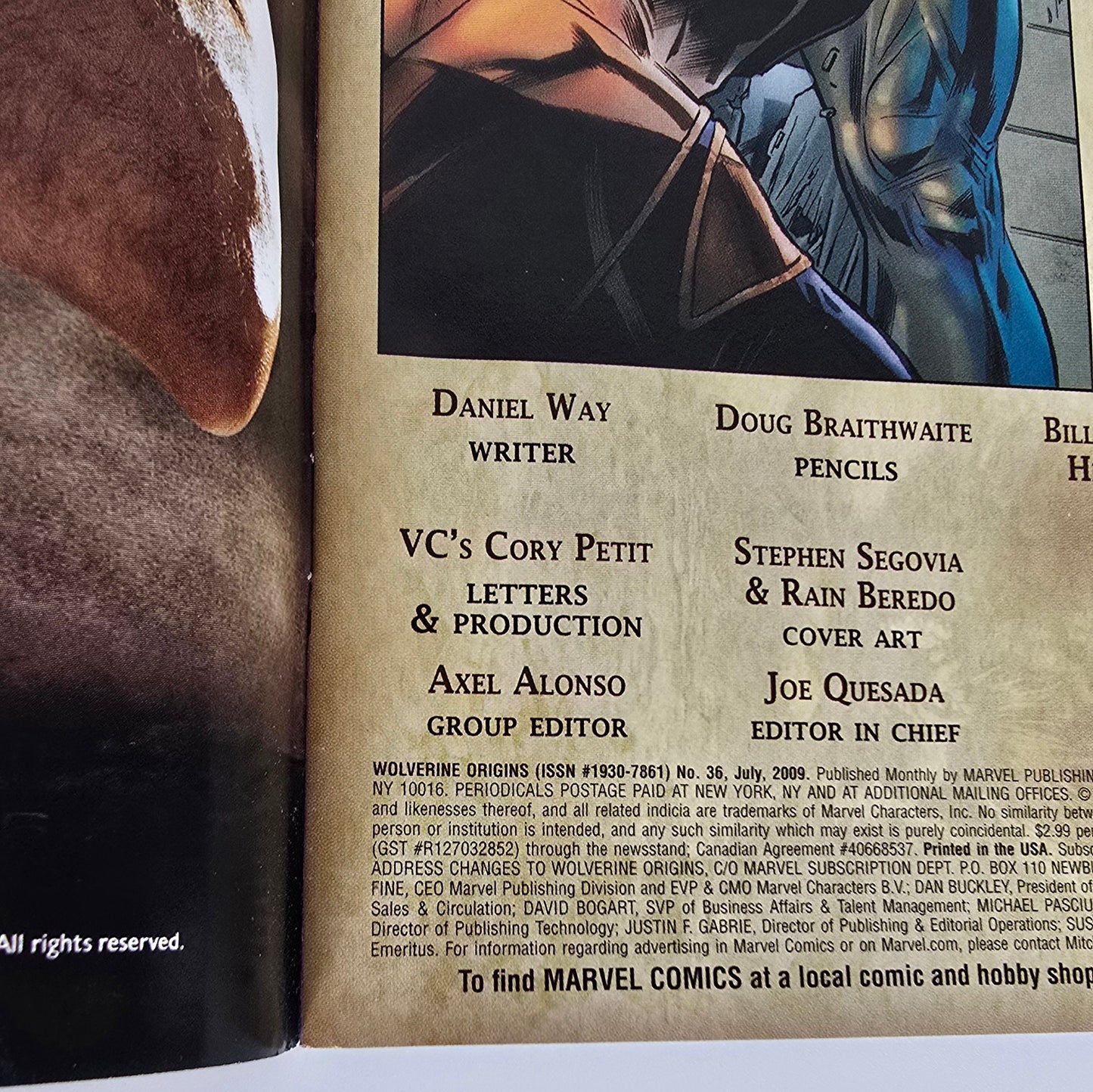 Wolverine Origins #36 (2009)