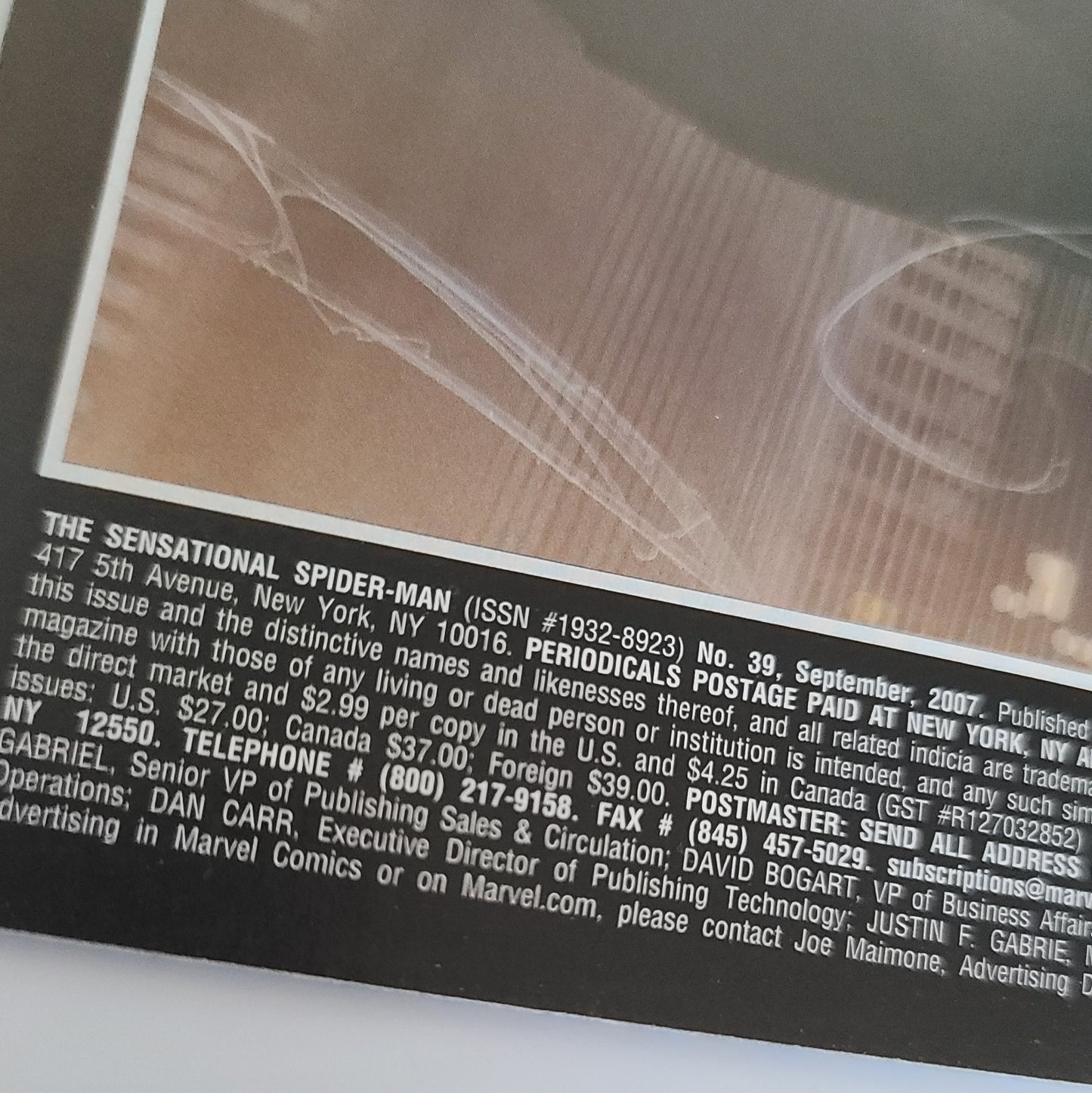 The Sensational Spider-Man #39 (2007)