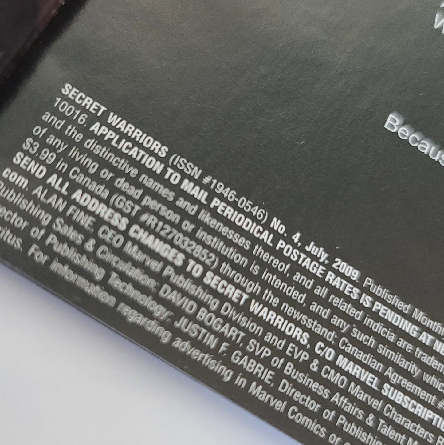 Secret Warriors #4 (2009)