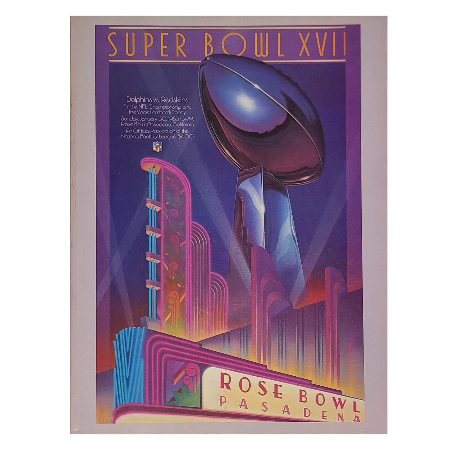Super Bowl XVII Game Program
