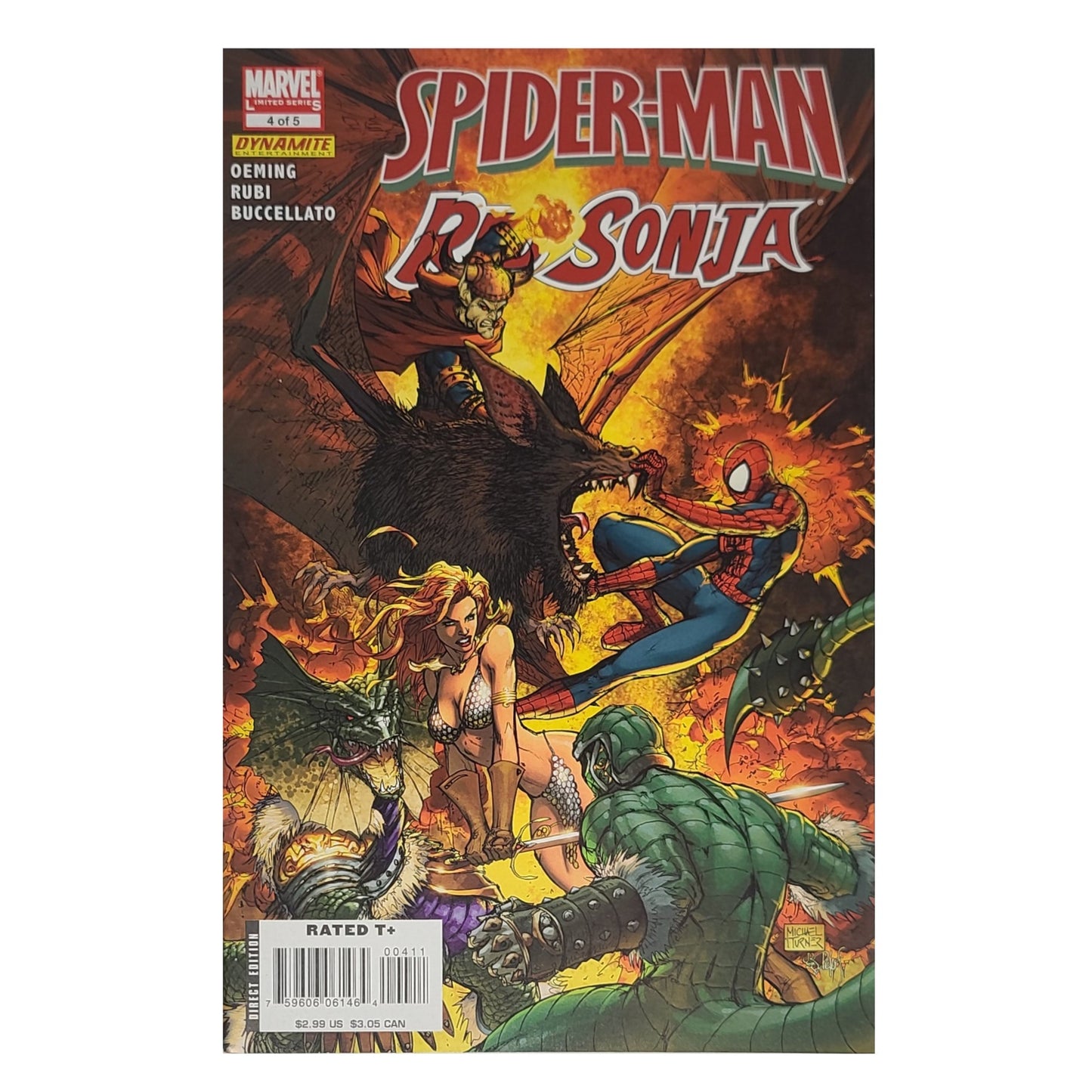 Spider-Man/Red Sonja Issues #1-5 (2007)