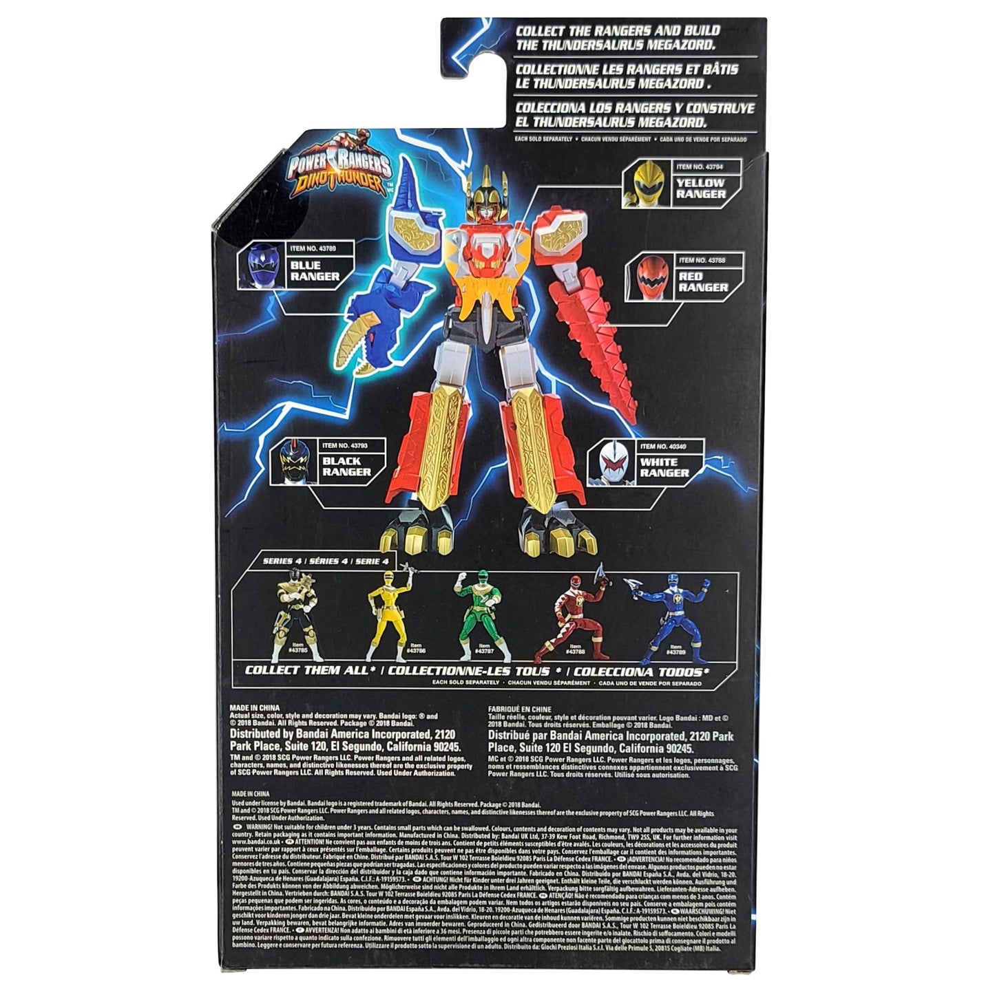 Power Rangers Dino Thunder 'Blue Ranger' Action Figure