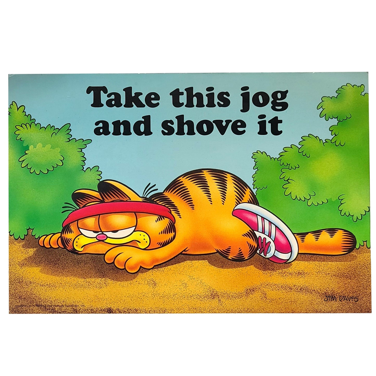 1978 Garfield 'Shove It' Poster
