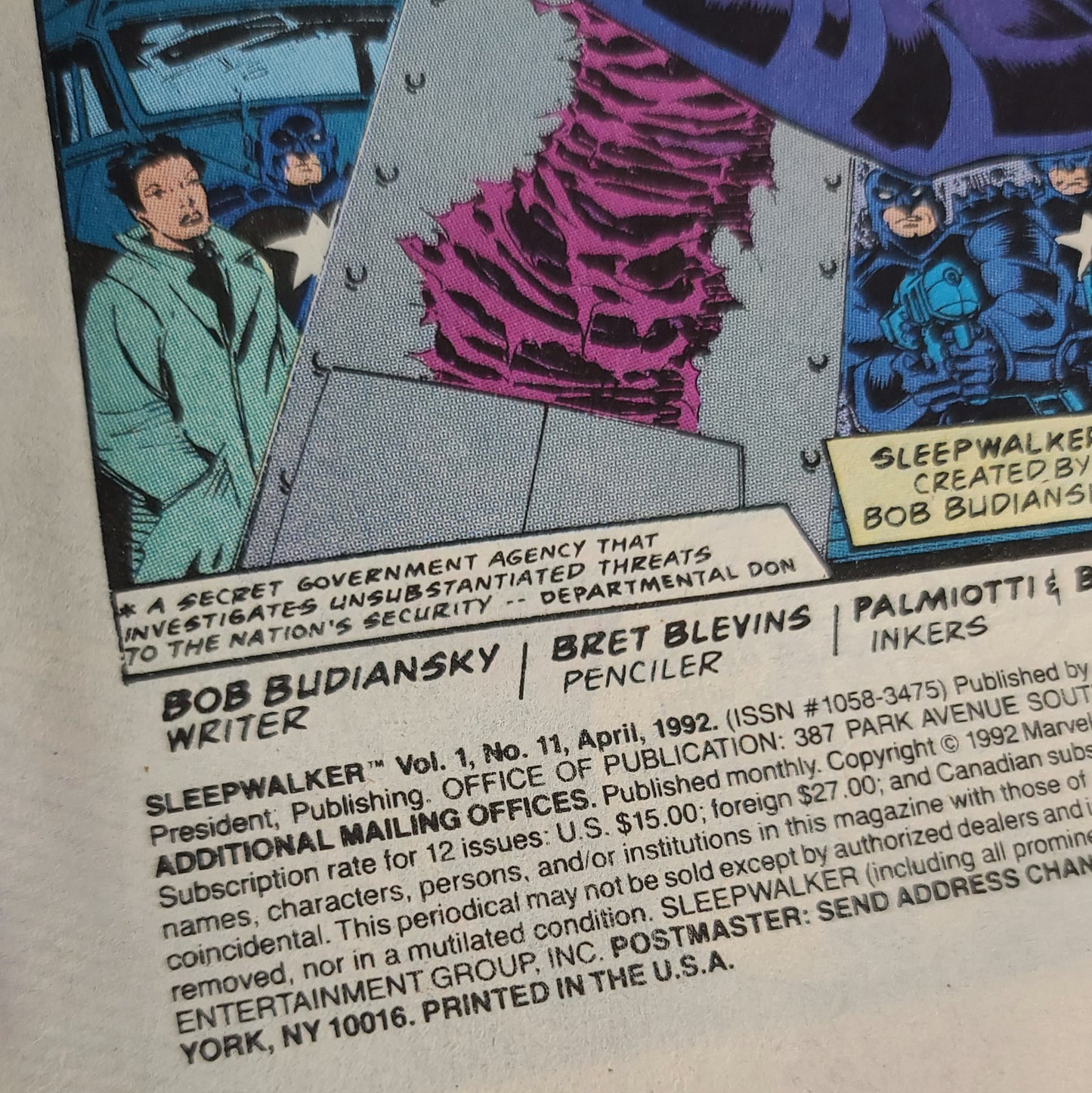 Sleepwalker #11 (1992)