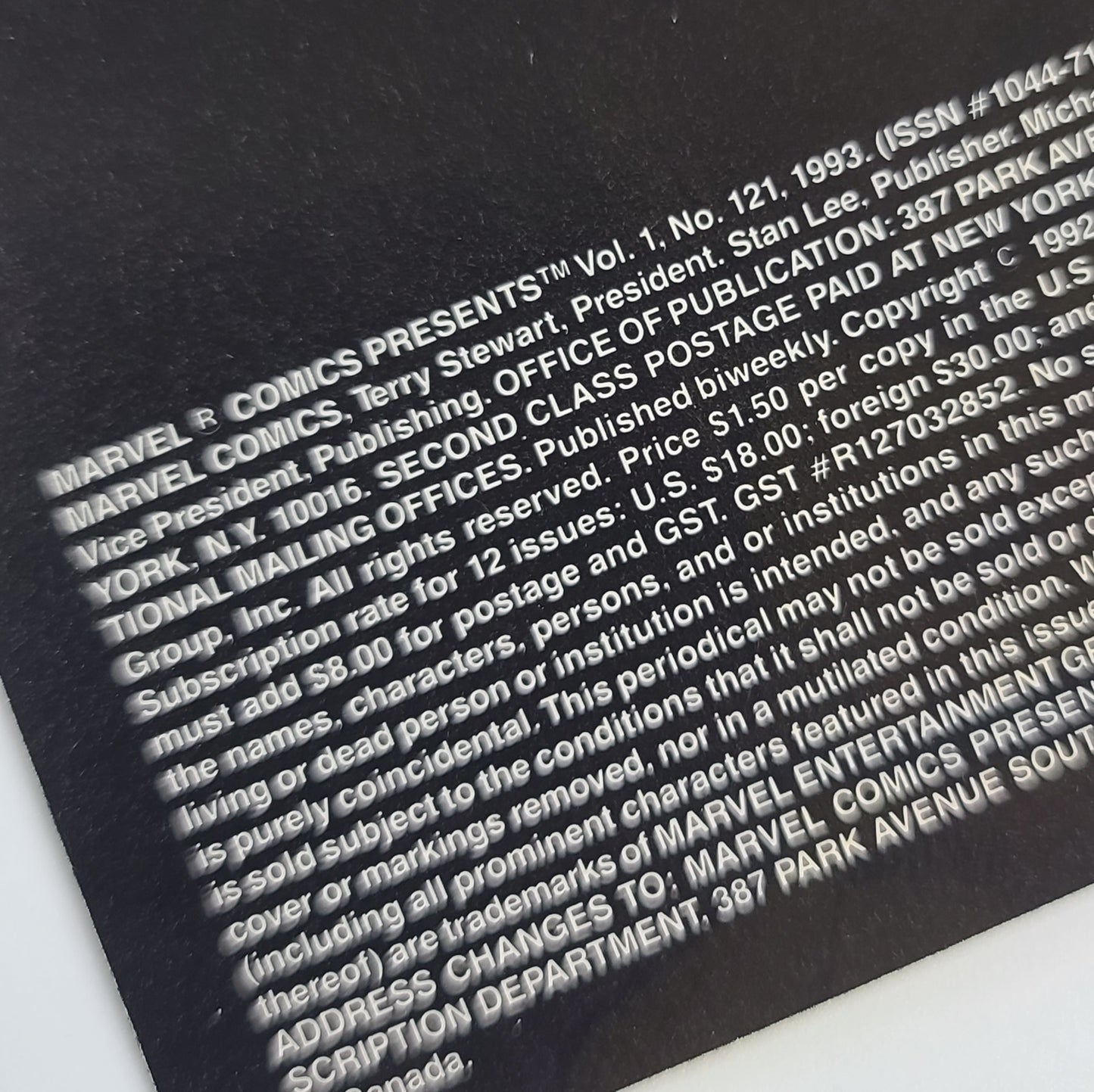 Marvel Comics Presents #121 (1993)