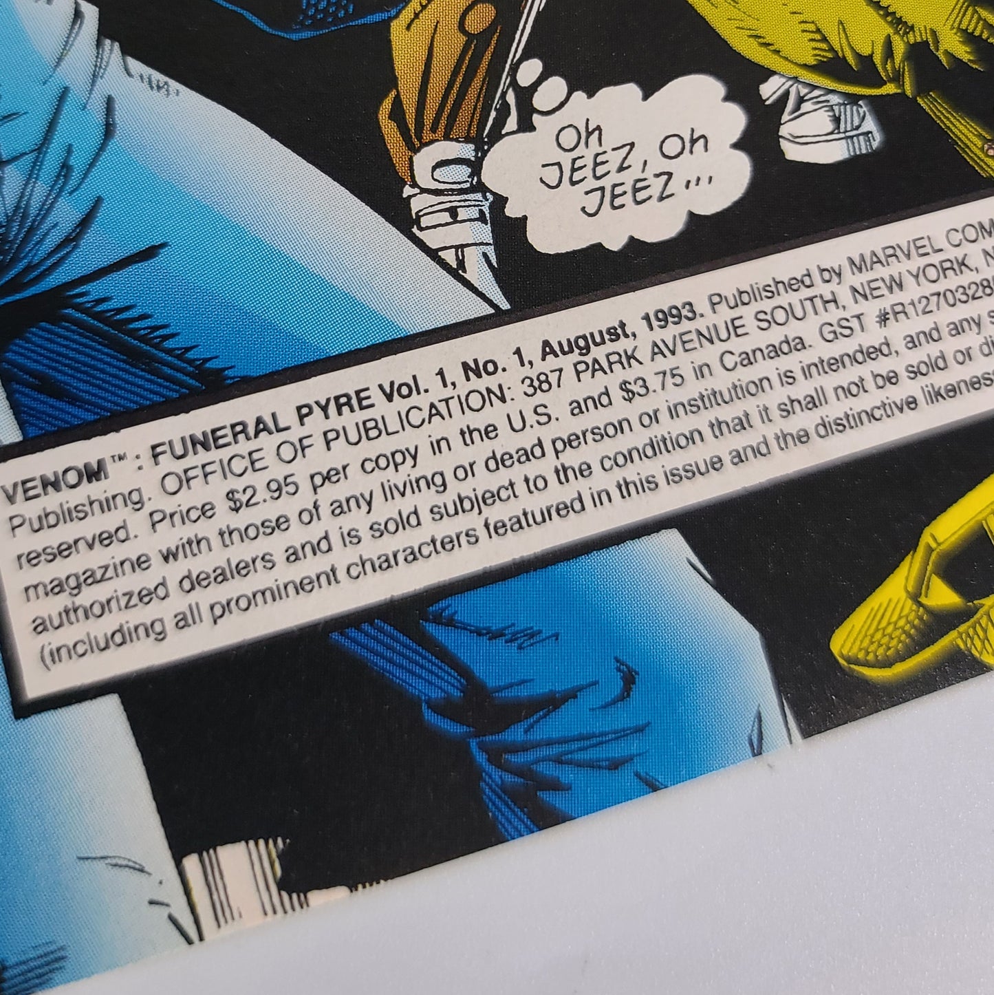 Venom: Funeral Pyre #1 (1993)
