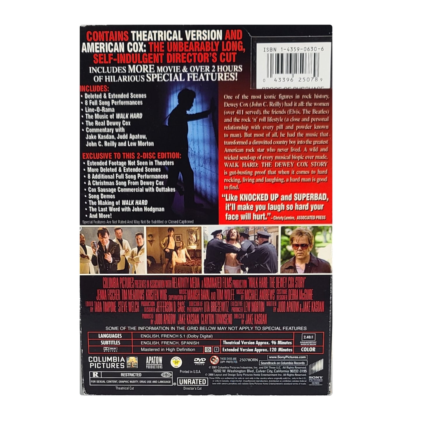 Walk Hard: The Dewey Cox Story DVD