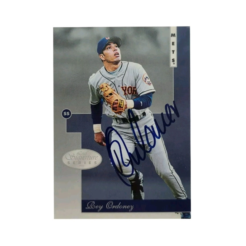 Autographed Rey Ordonez Rookie Card