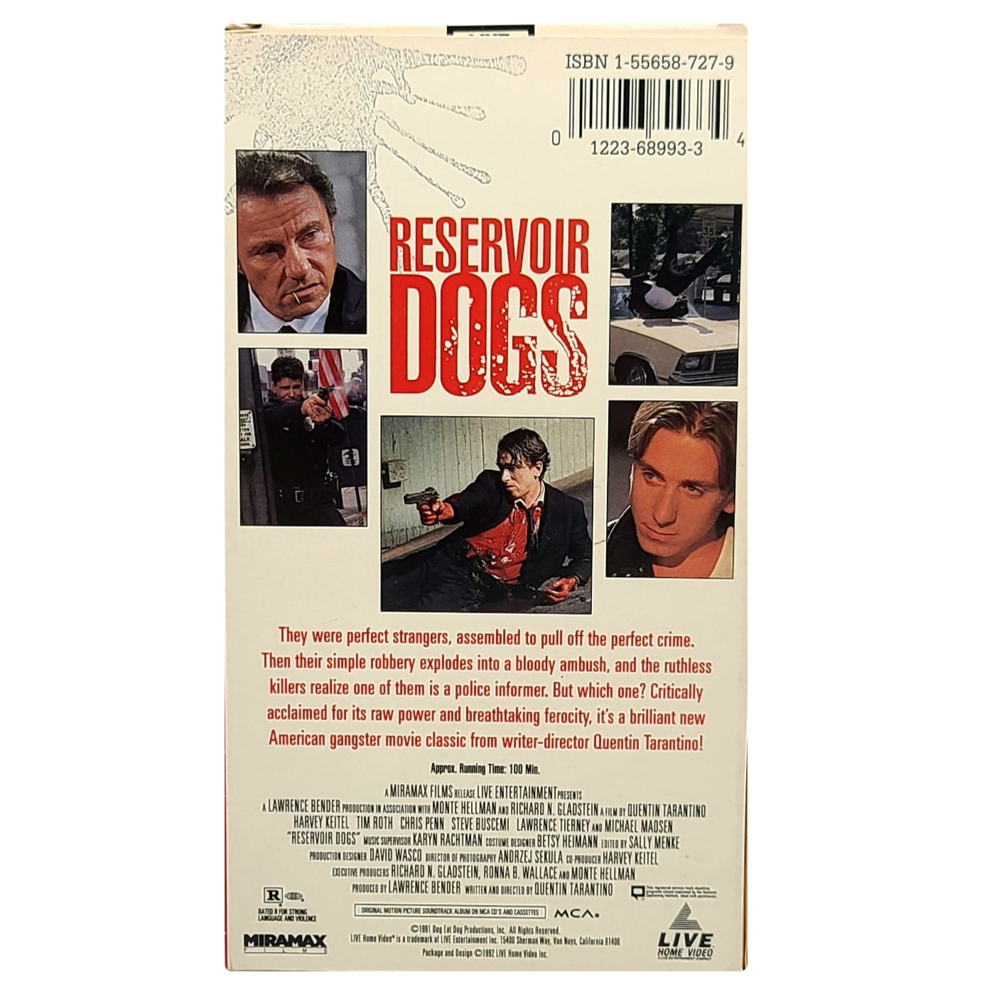 'Resevoir Dogs' VHS