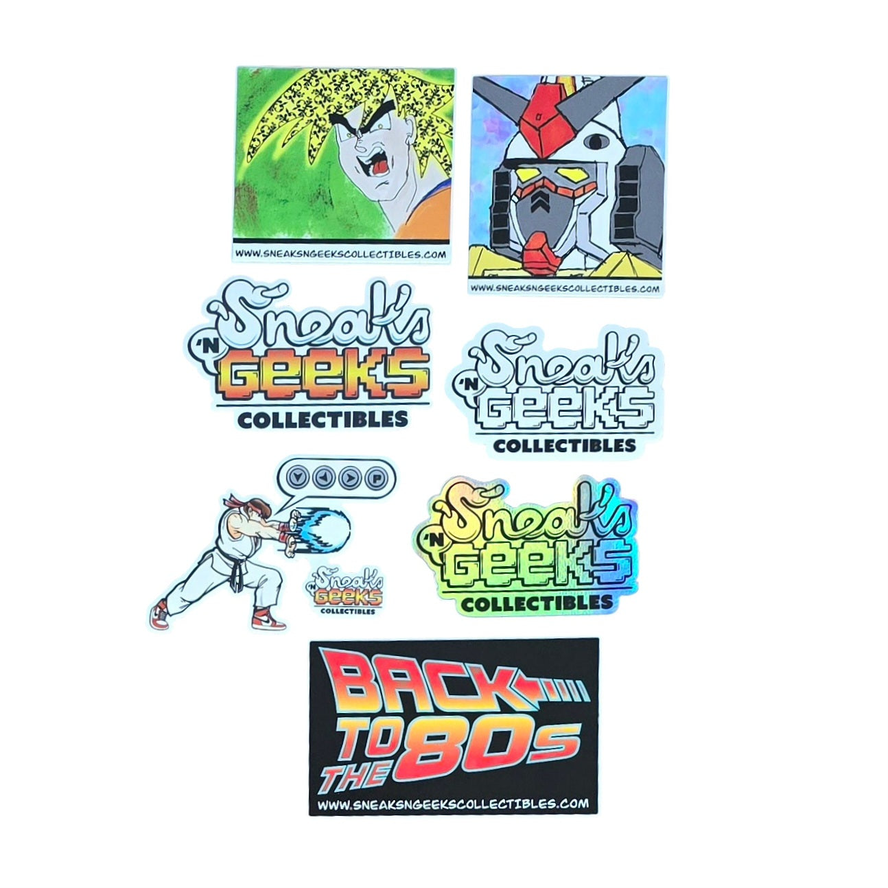 Sneaks ‘N Geeks Collectibles Sticker Pack