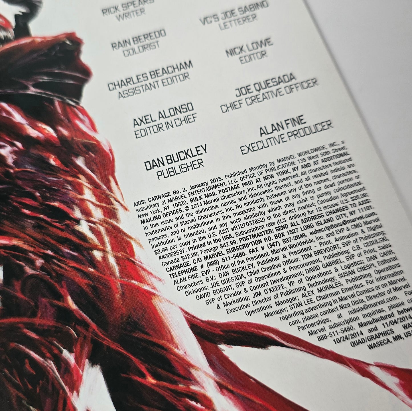 Carnage: Axis #1-3 (Complete Mini Series) (2014)