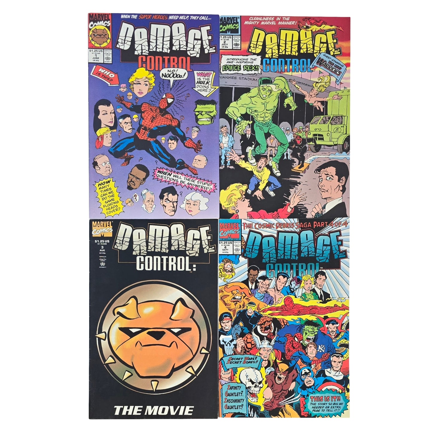 Damage Control #1-4 (Complete Series) (1991)