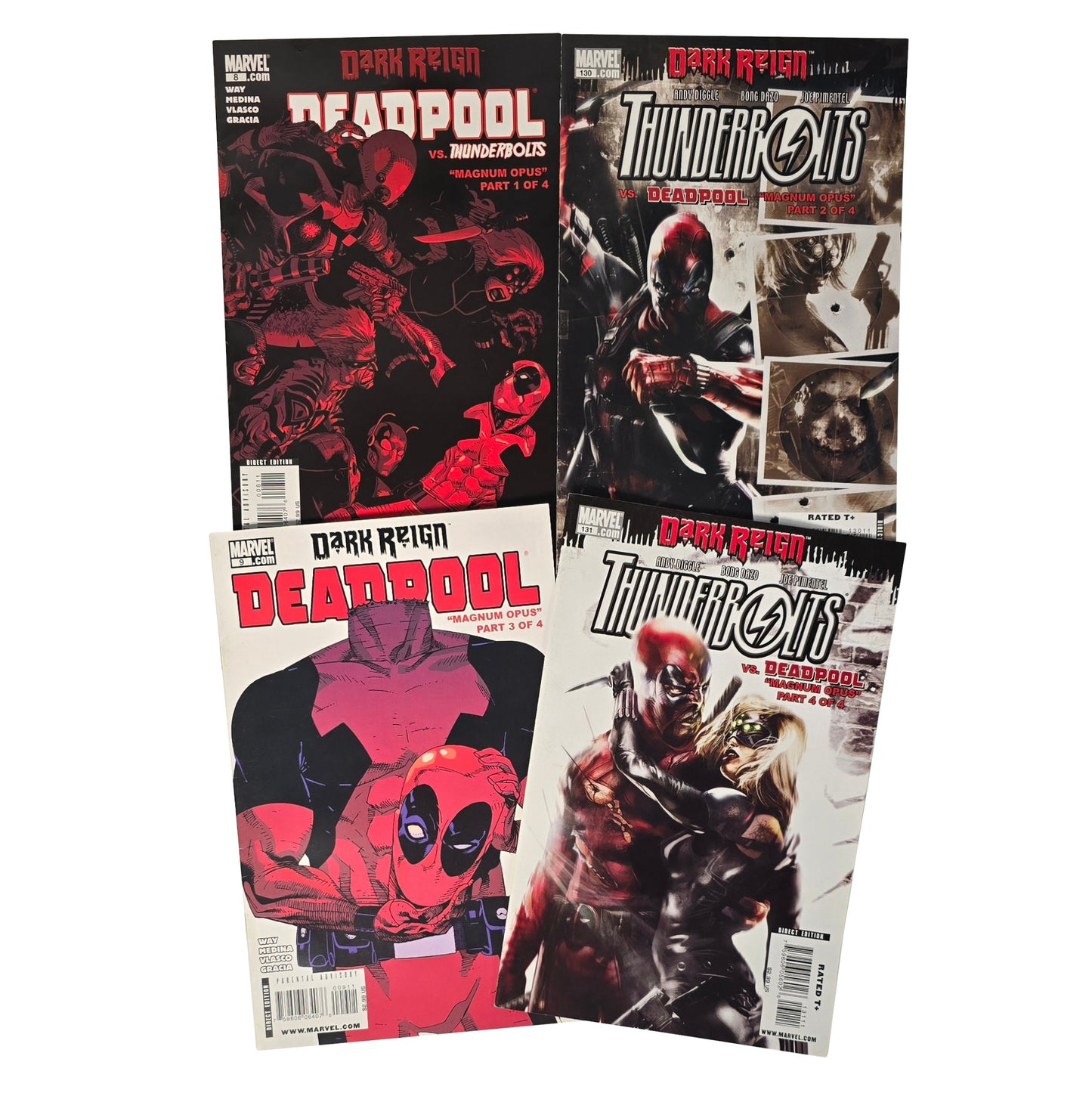 Deadpool #8-9/ Thunderbolts #130-131 ('Magnum Opus' Complete crossover Story Arc) (2009)