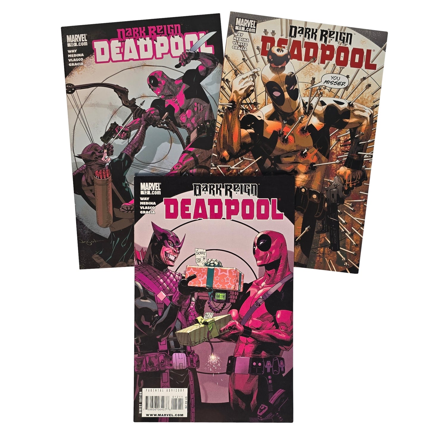 Deadpool #10-12 ('Bullseye' Complete Story Arc) (2009)