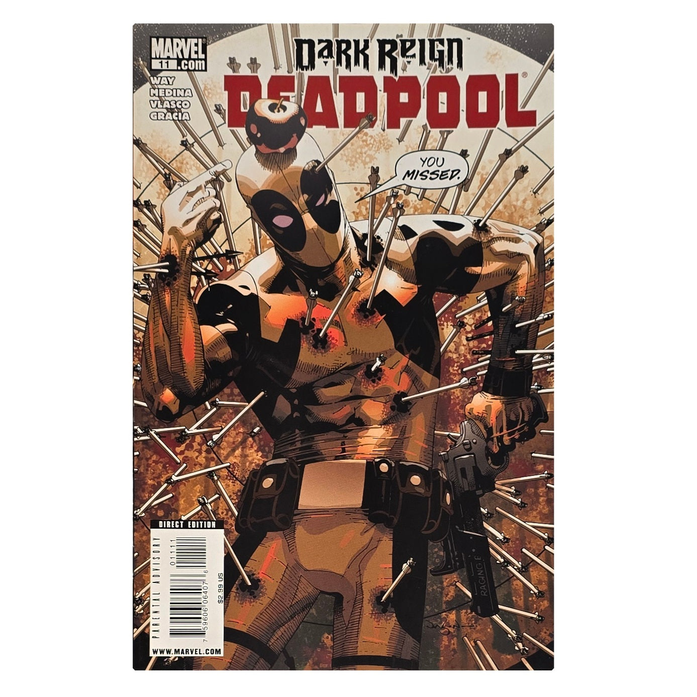 Deadpool #10-12 ('Bullseye' Complete Story Arc) (2009)