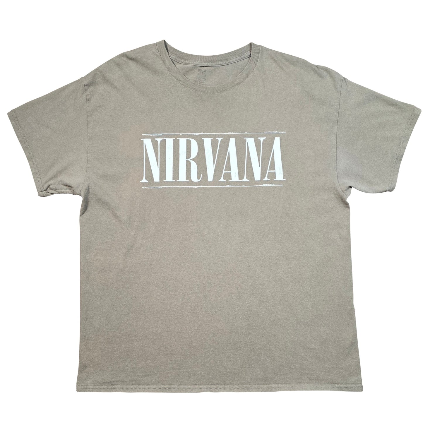 Nirvana 'Smiley Face Logo' T-Shirt - Size XL