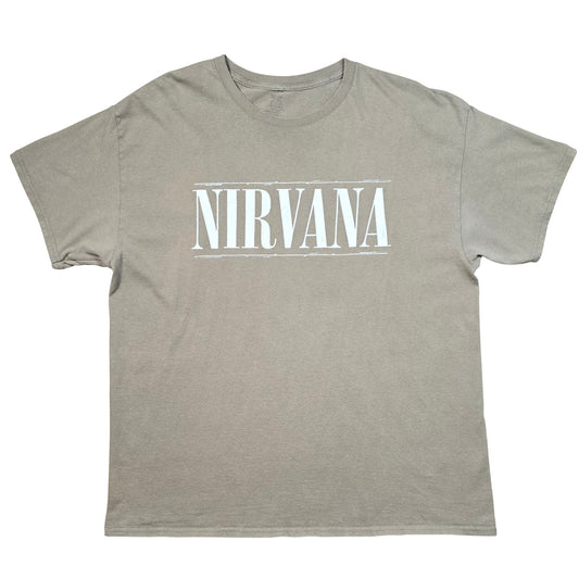 Nirvana 'Smiley Face Logo' T-Shirt - Size XL