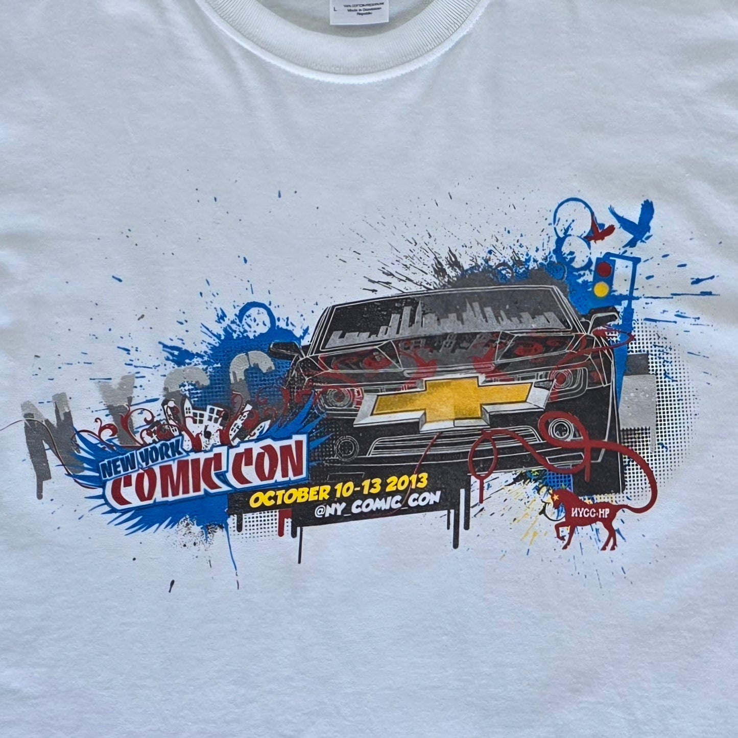 New York Comic Con 2013 x Chevrolet T-Shirt - Size L