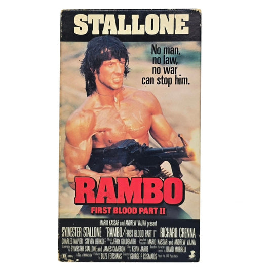Rambo: First Blood Part II VHS