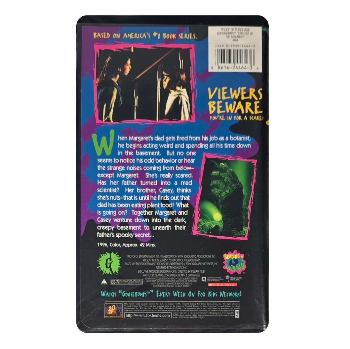 ‘Goosebumps: Stay Out Of The Basement’ VHS