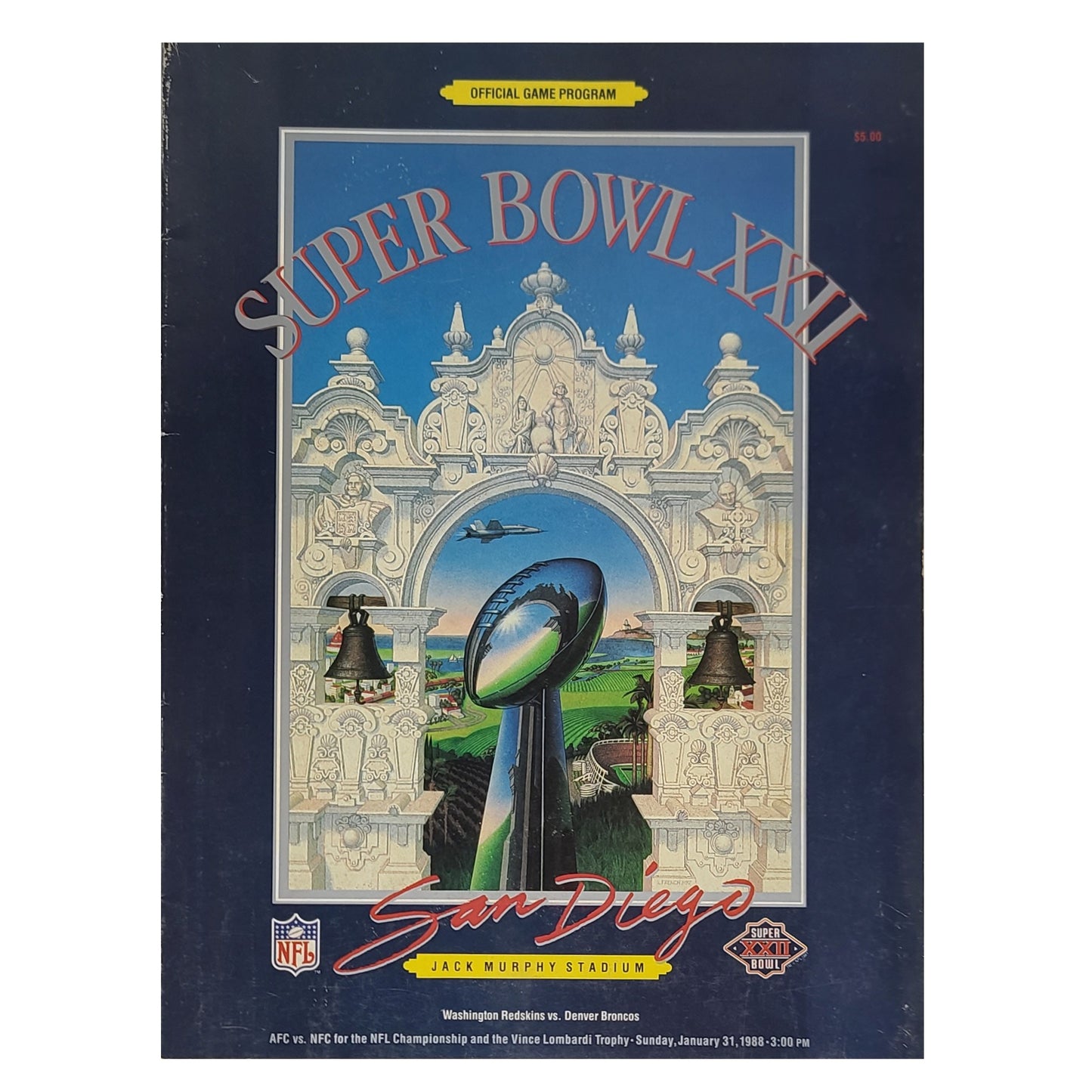 Super Bowl XXII Game Program