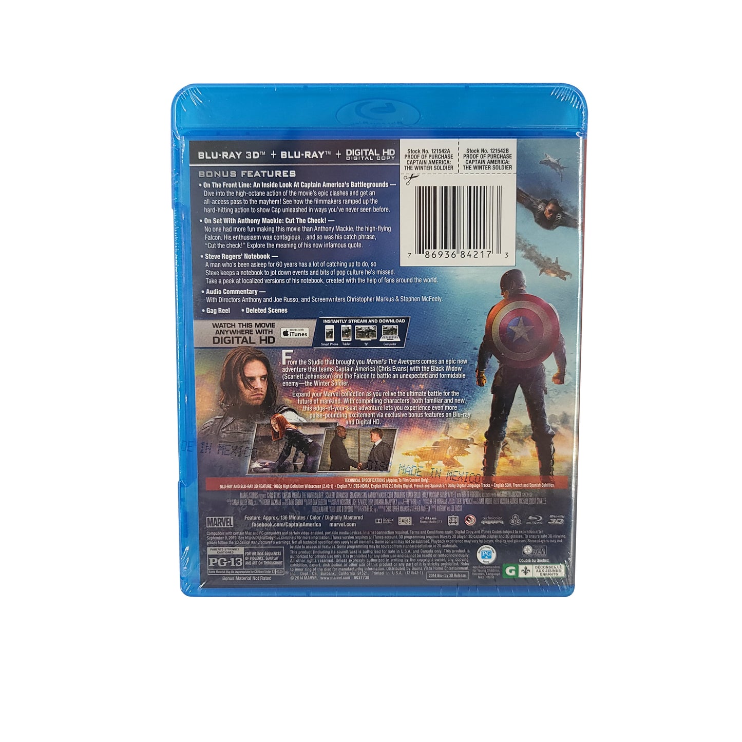 'Captain America: The Winter Soldier' Blu-ray