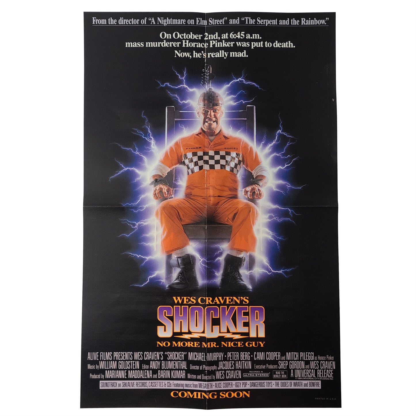 Wes Craven's 'Shocker' Promotional Poster
