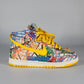 Nike Dunk Hi Premium QS GS 'Scribble' - Size 5Y