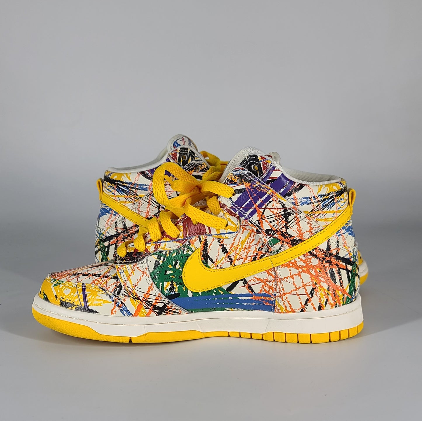 Nike Dunk Hi Premium QS GS 'Scribble' - Size 5Y