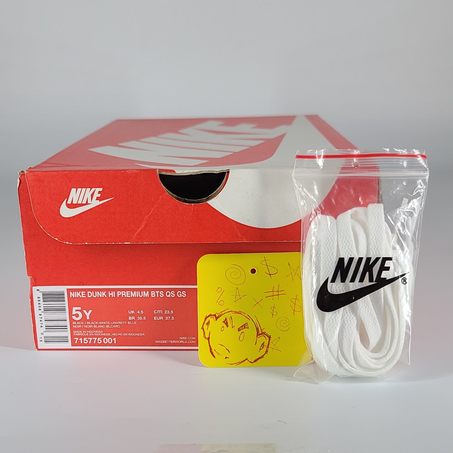 Nike Dunk Hi Premium BTS QS 'Notebook' - Size 5Y