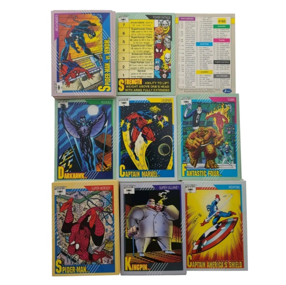 1991 Impel x Marvel Universe Series 2 Trading Card Set